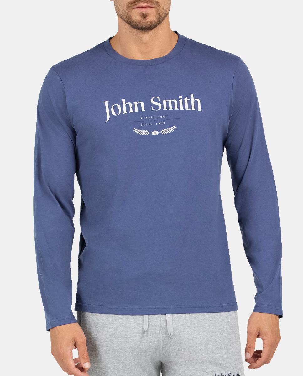 John Smith Camiseta M/C Hombre BARZA MC Azul