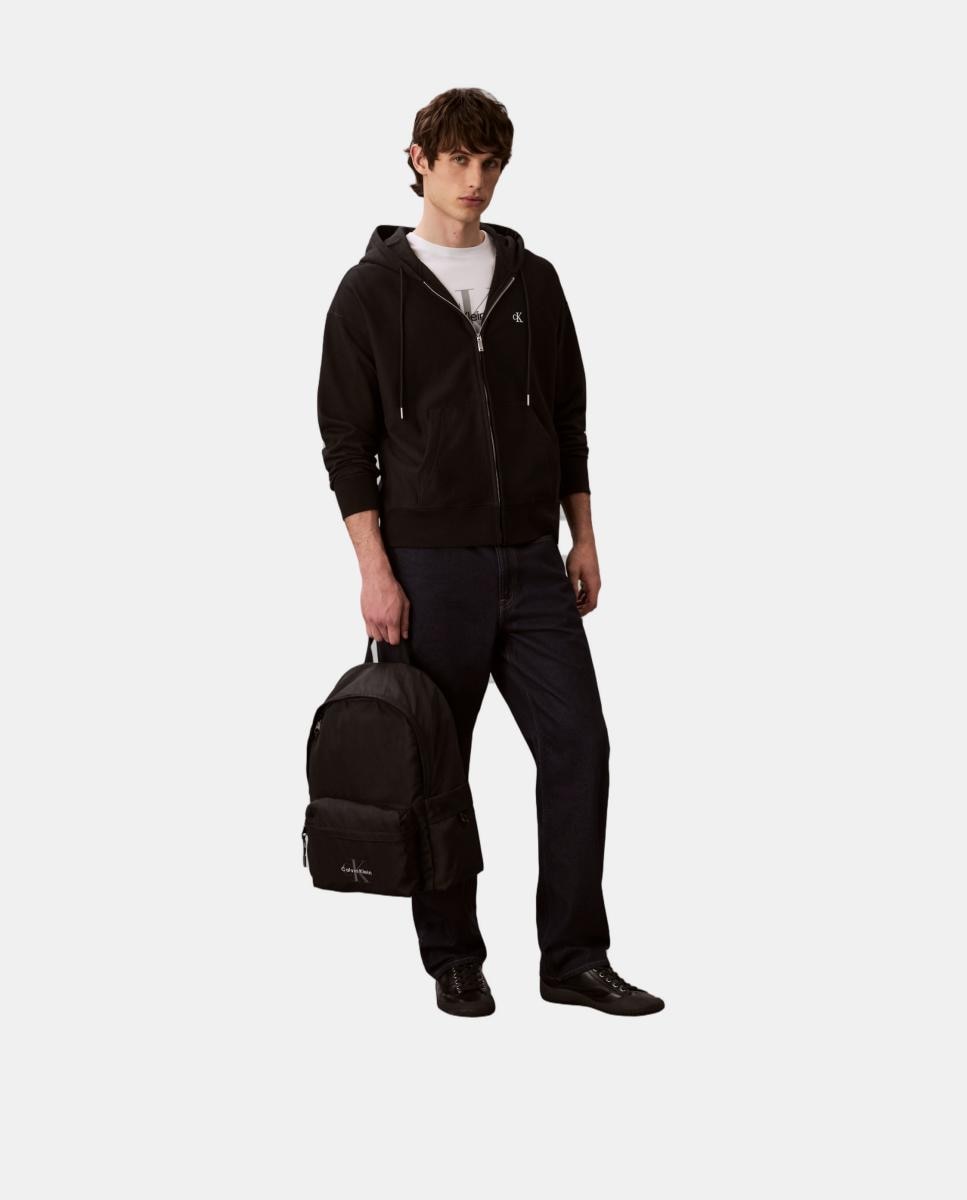 Mochila de nylon Calvin Klein con logo frontal en el bolsillo delantero - Negro Negro-2