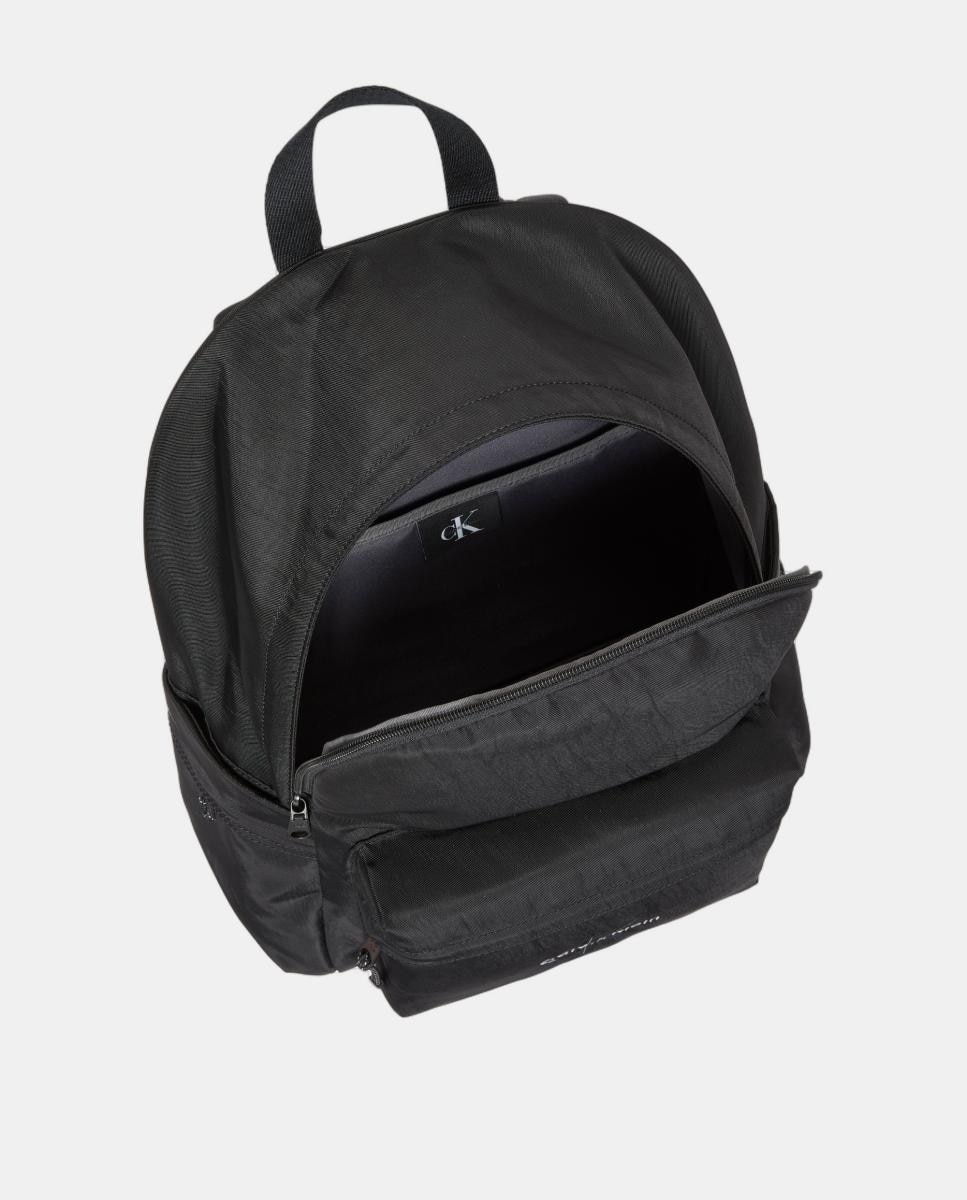 Mochila de nylon Calvin Klein con logo frontal en el bolsillo delantero - Negro Negro-5