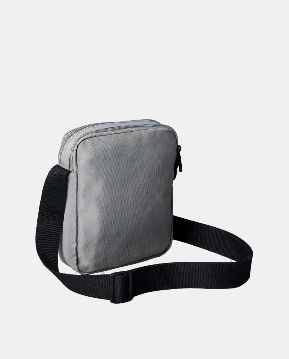 Mala a Tiracolo de Nylon Cinzento-2