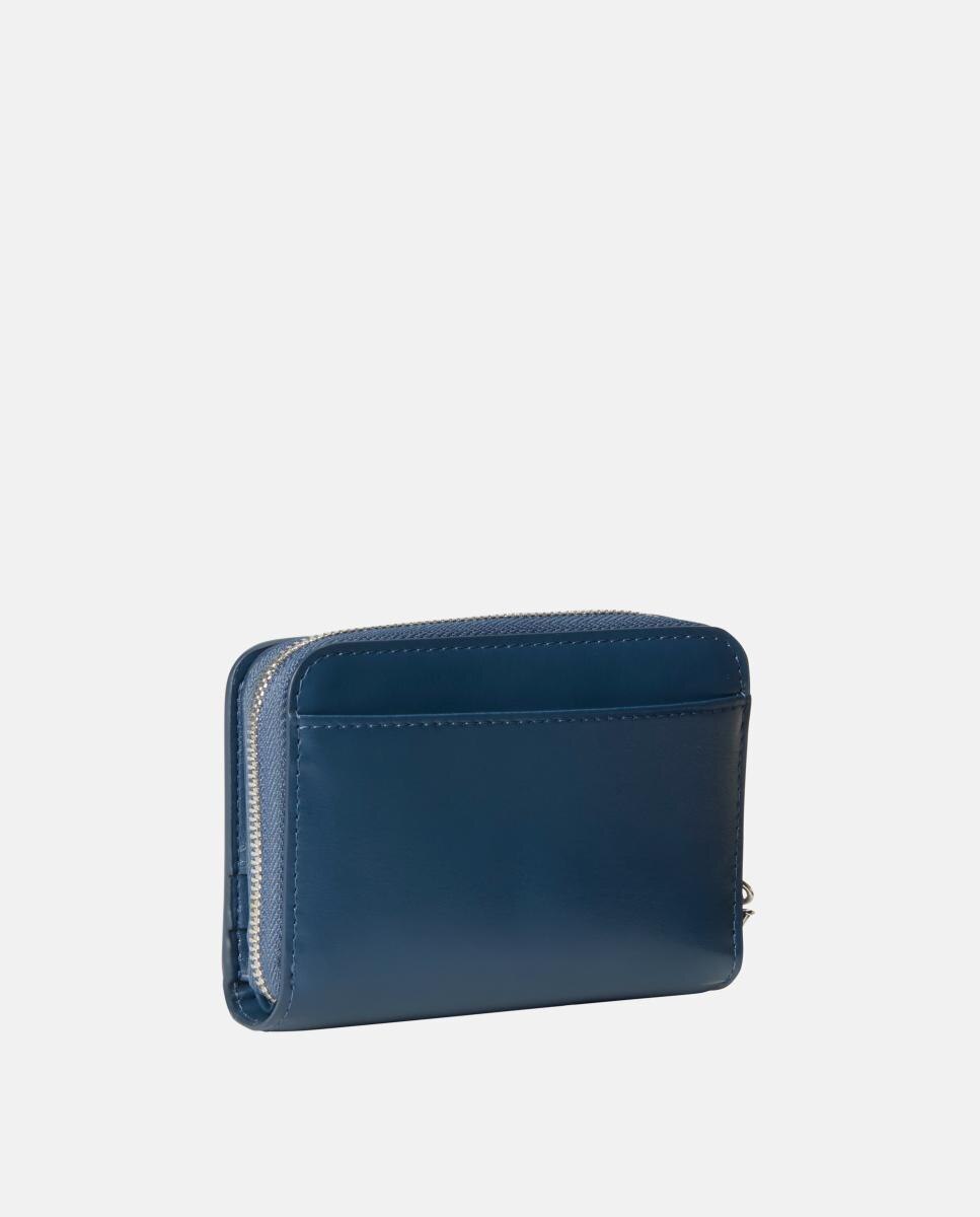 Cartera Calvin Klein con cremallera y logo frontal - Azul Azul-2