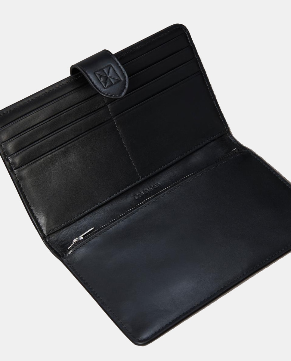 Carteira com Logótipo de Emblema Preto-3