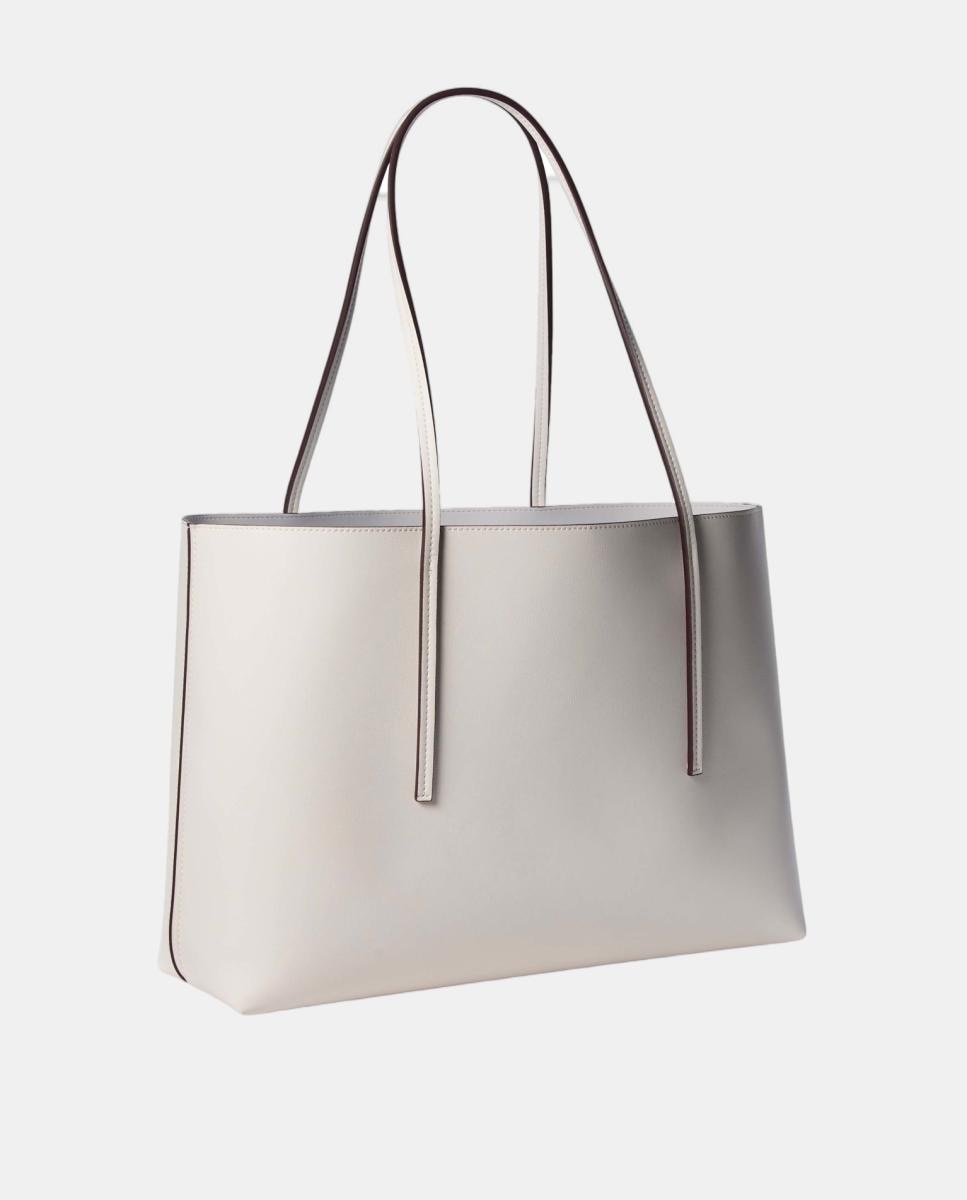 Mala Tipo Tote com Logótipo CK Branco-2