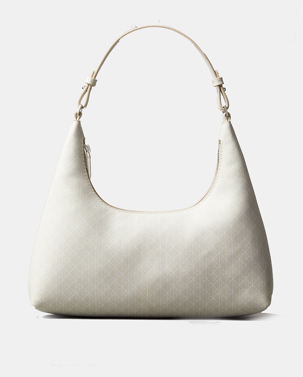 Imagem 0 de Mala de Ombro Clássica com Estampado de Monograma