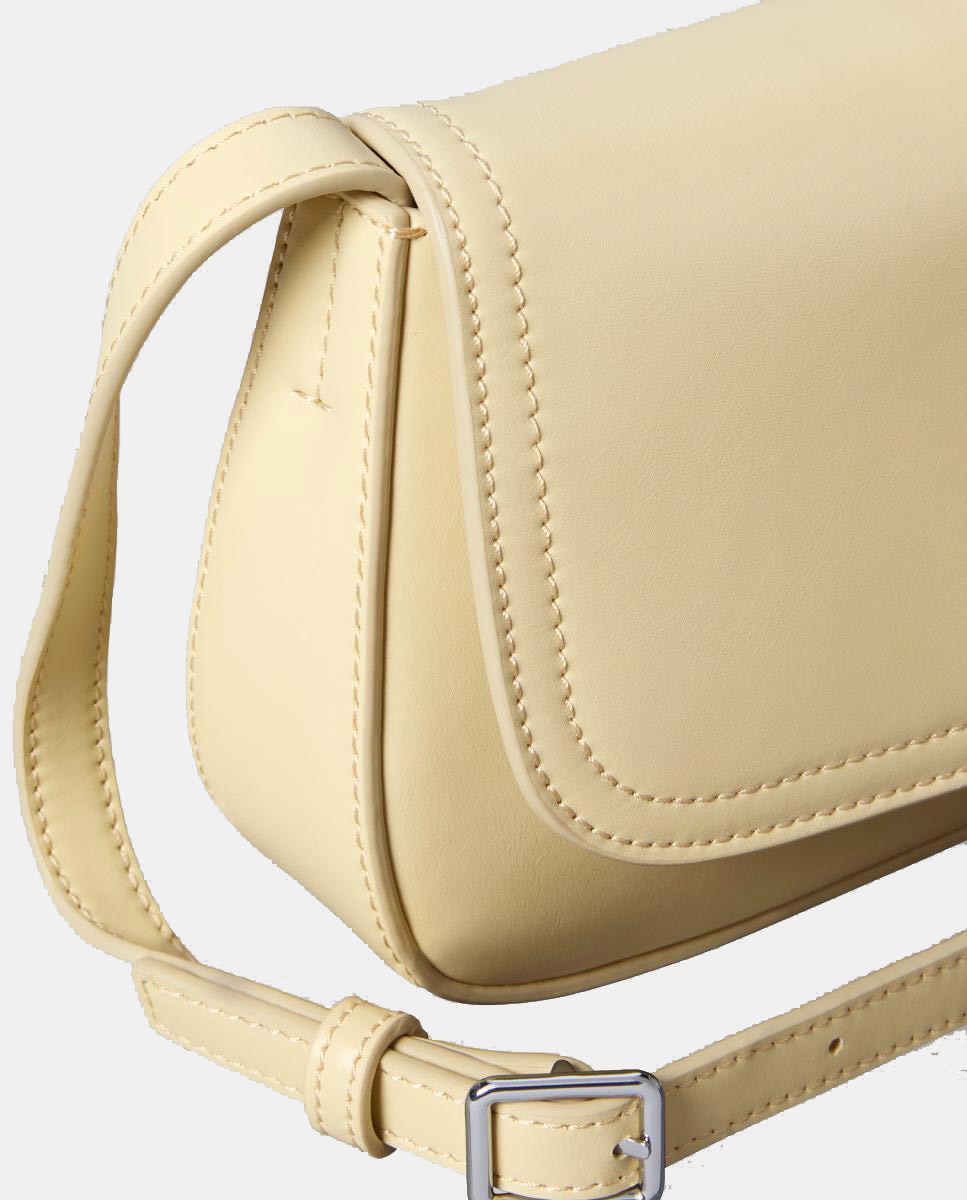 Mala Casual CK com Fecho de Aba Natural-4