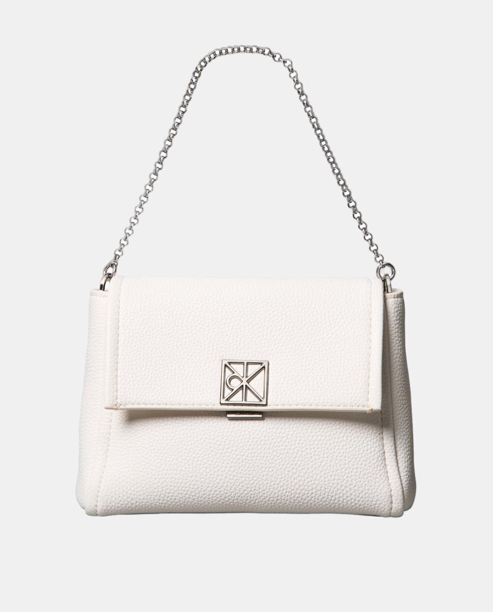 Bolso bandolera Calvin Klein logo emblem - Blanco Blanco-1