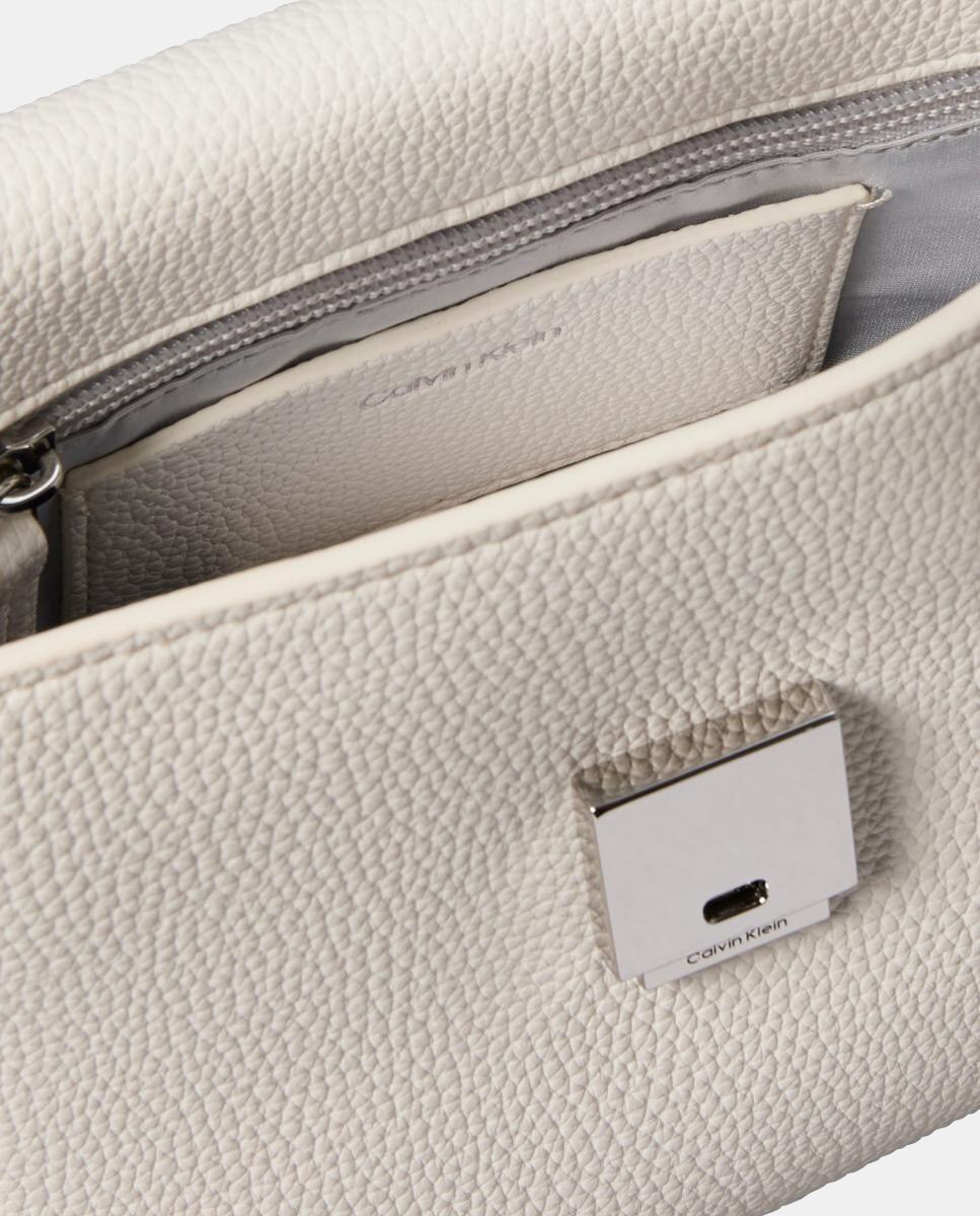 Bolso bandolera Calvin Klein logo emblem - Blanco Blanco-3