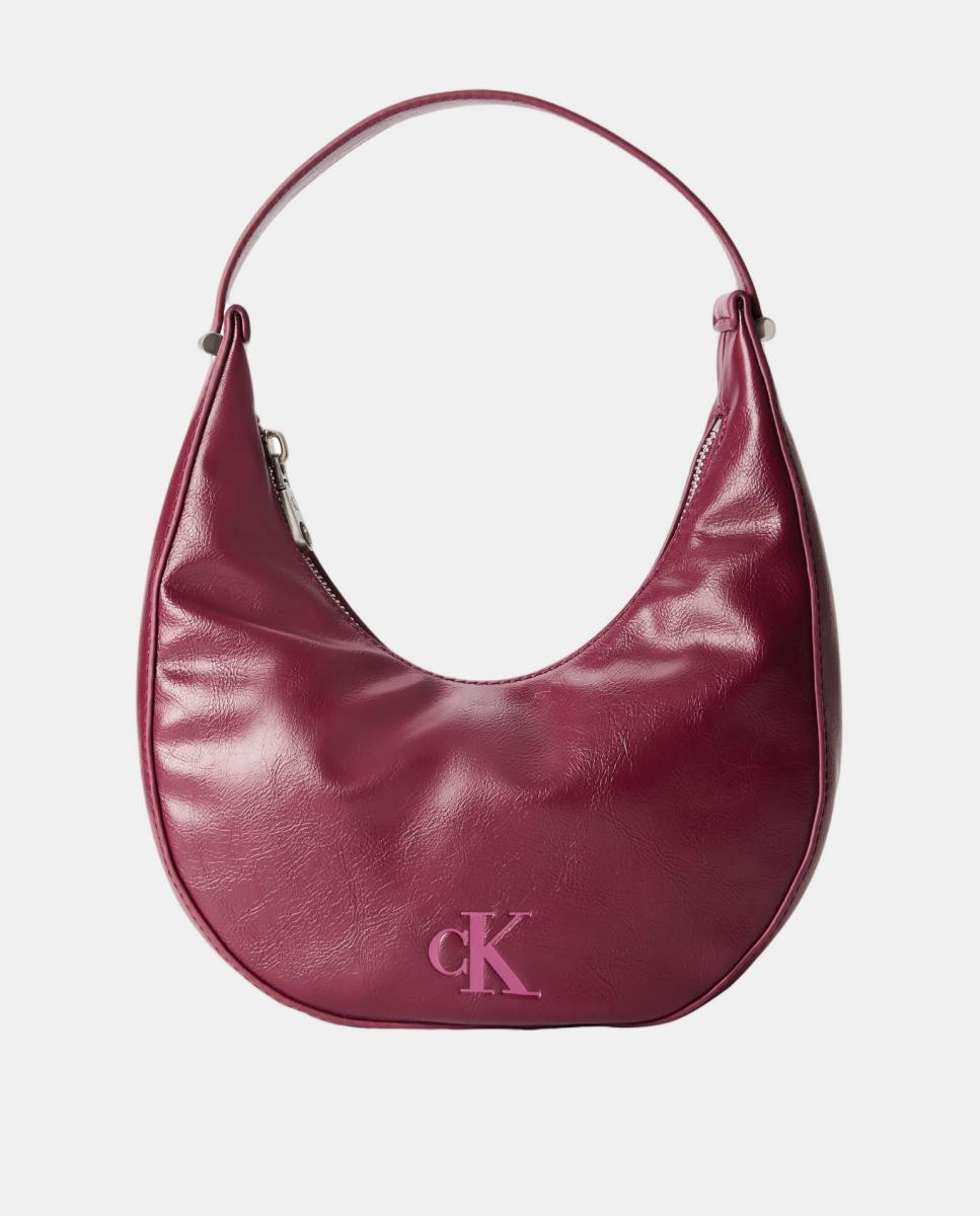 Mala Conversível com Fivela com Logótipo CK Rosa-1