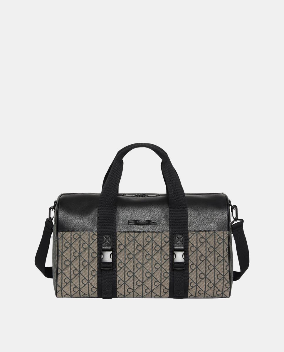 Bolsa de viaje Calvin Klein con estampado monogram Emblem en jacquard - Multicolor Multicolor-1
