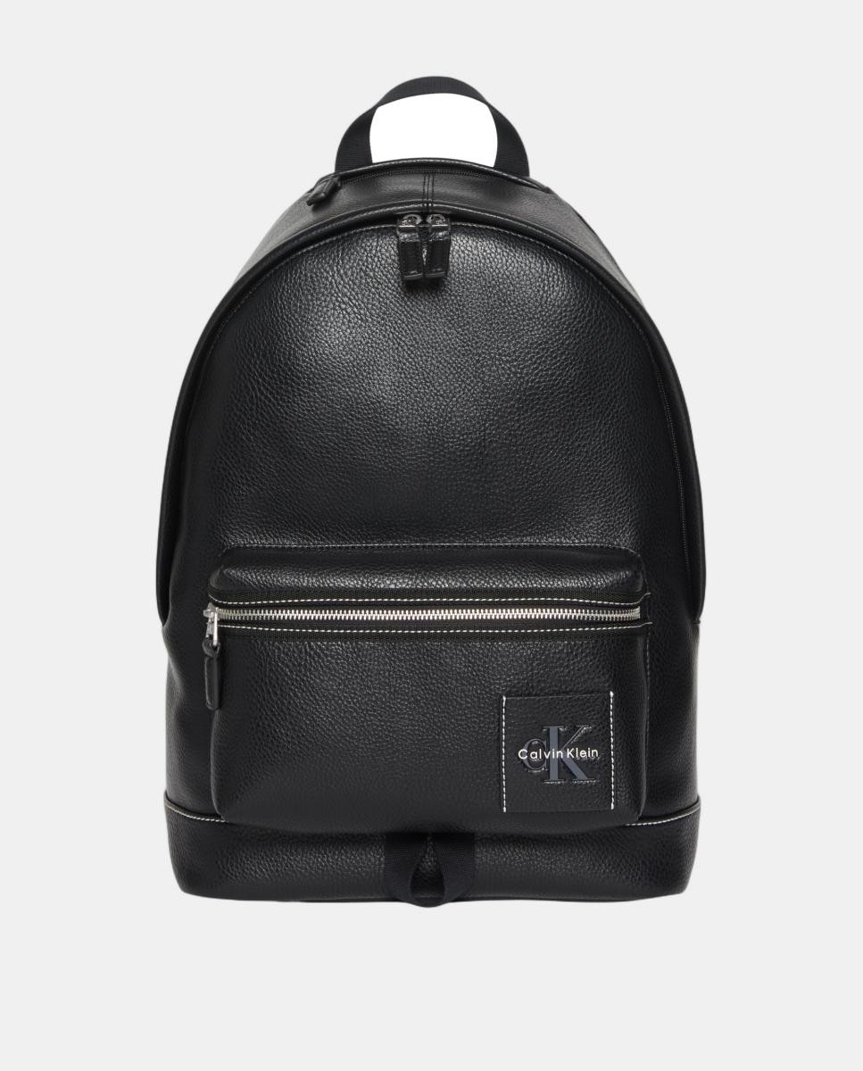 Mochila de hombre de Calvin Klein con textura peable - Negro Negro-1