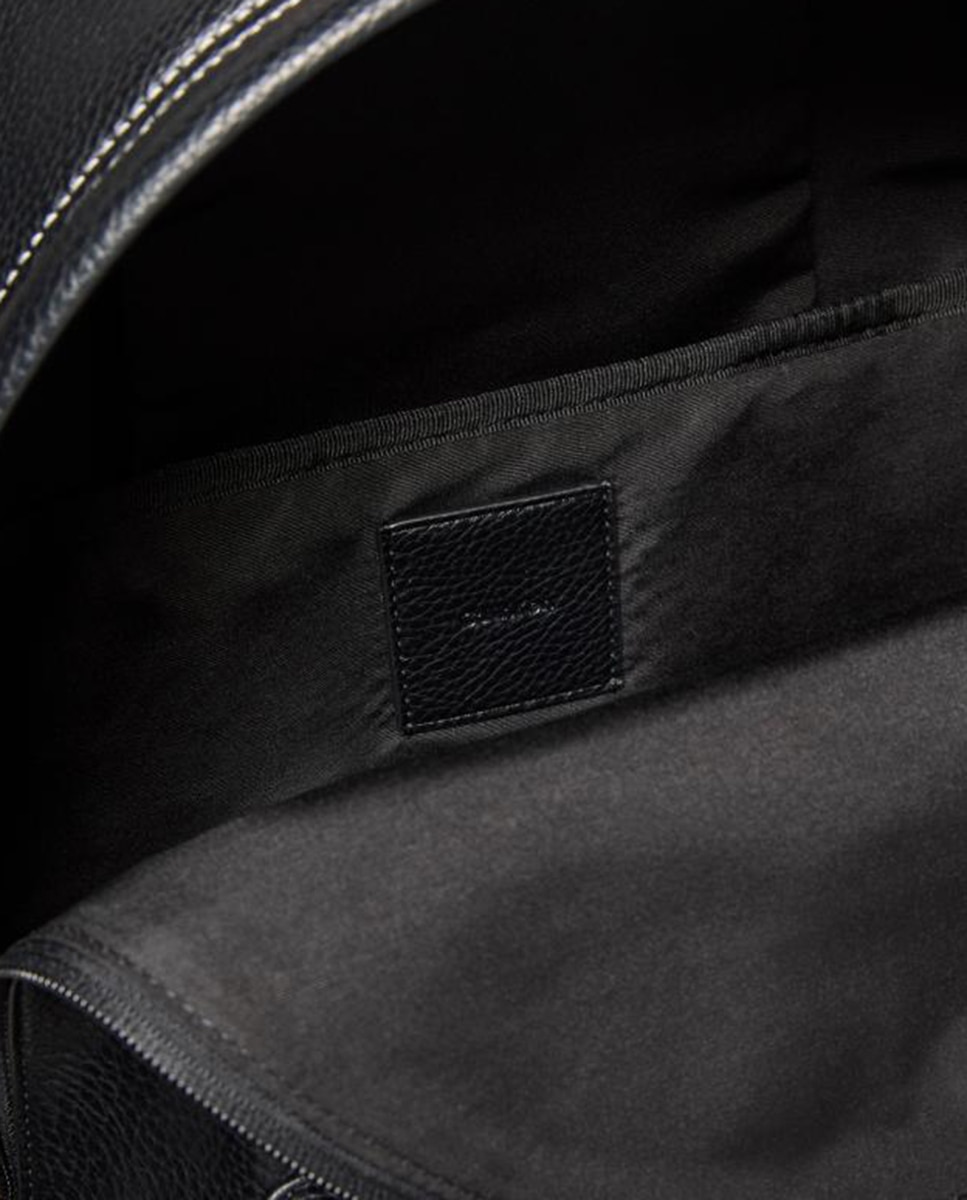 Mochila de hombre de Calvin Klein con textura peable - Negro Negro-3