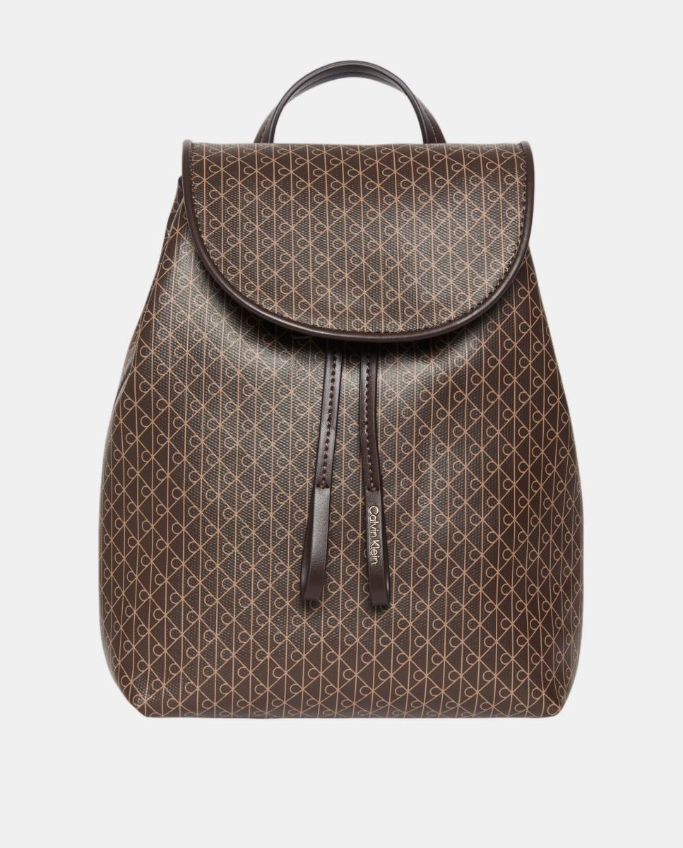 Imagem 1 de Mochila com Estampado de Monograma Emblem