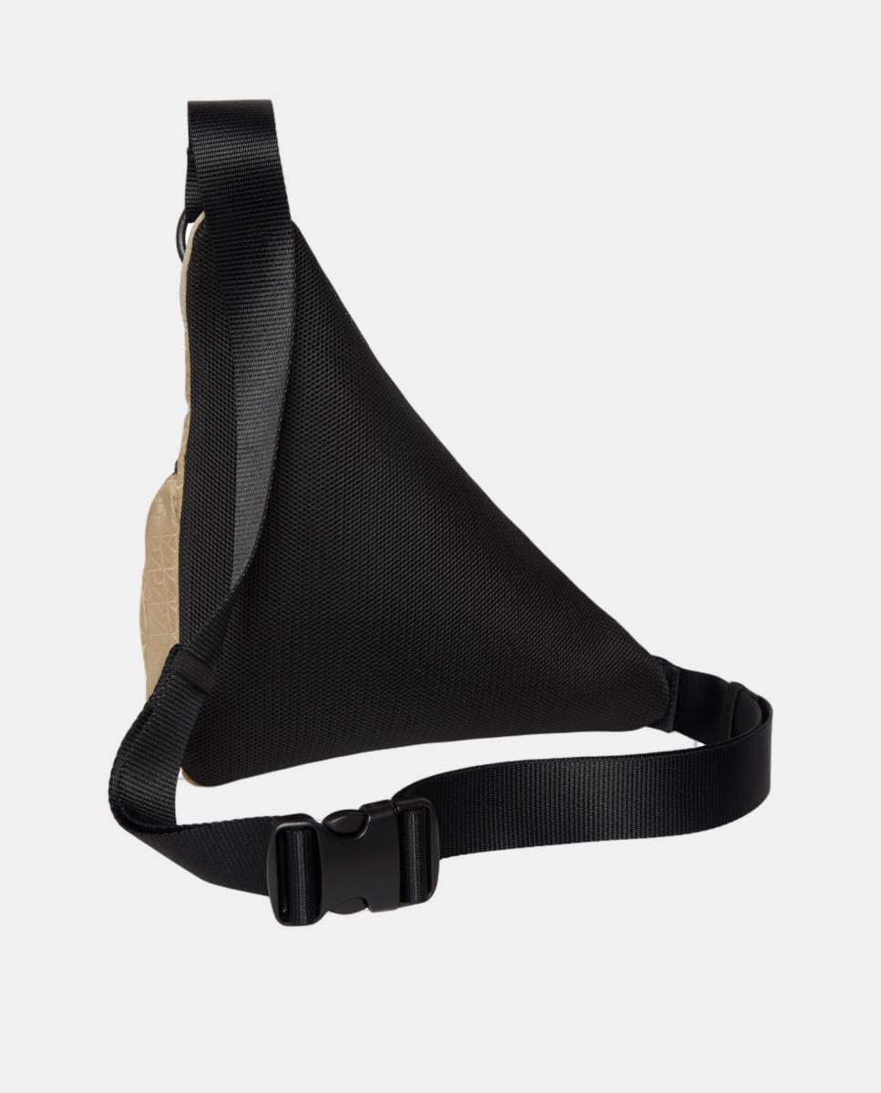 Bandolera Calvin Klein de nylon con estampado Emblem - Beige Beige-3