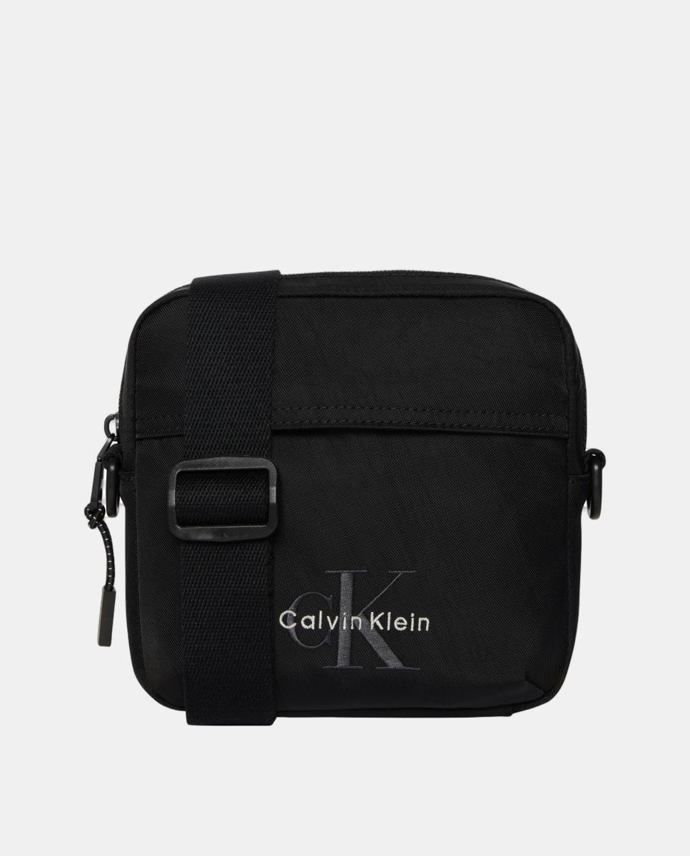 Bolso bandolera Calvin Klein de hombre con logo frontal - Negro Negro-1