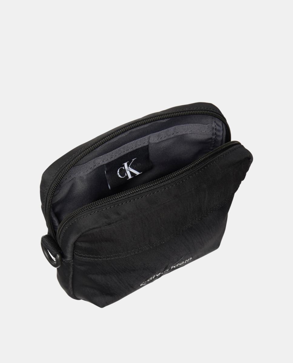 Bolso bandolera Calvin Klein de hombre con logo frontal - Negro Negro-3