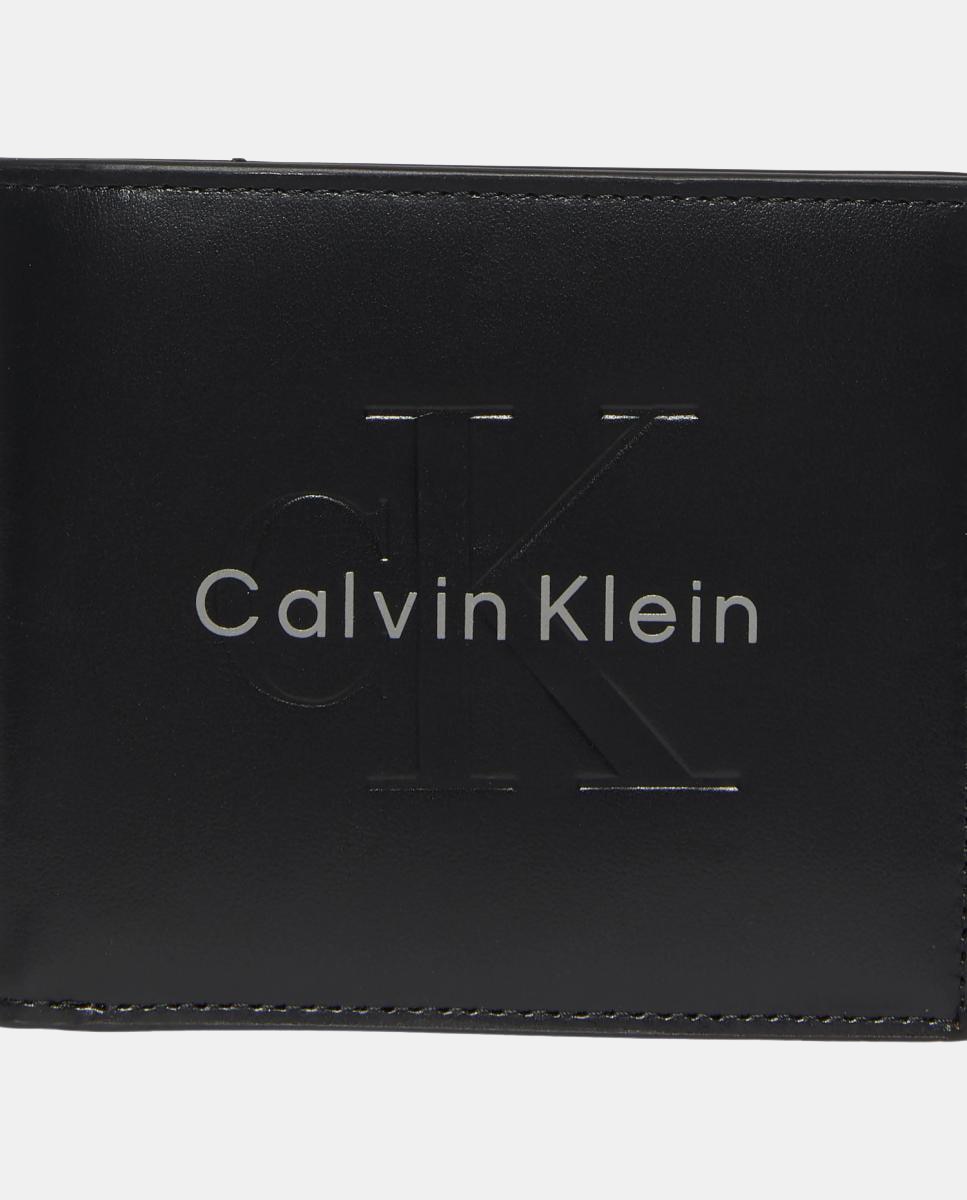 Imagen 2 de Cartera billetera Calvin Klein de piel - Negro Negro