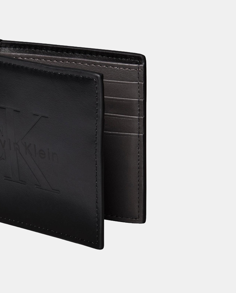 Imagen 4 de Cartera billetera Calvin Klein de piel - Negro Negro
