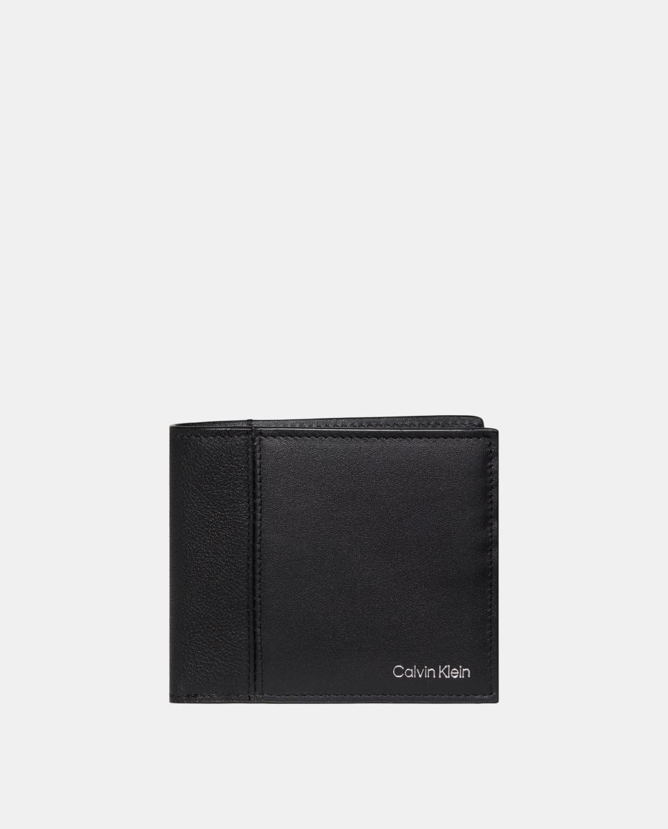 Imagen 0 de Cartera billetera Calvin Klein de piel Negro