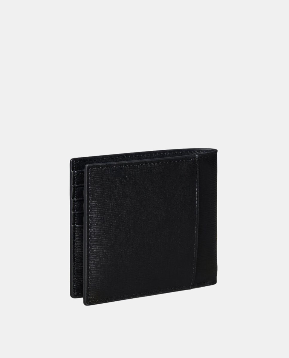Cartera billetera Calvin Klein de piel - Negro Negro-2