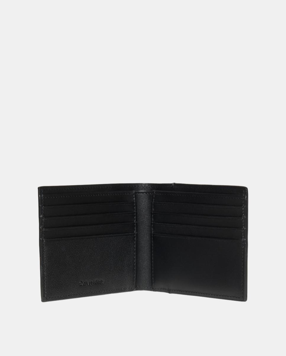 Cartera billetera Calvin Klein de piel - Negro Negro-3