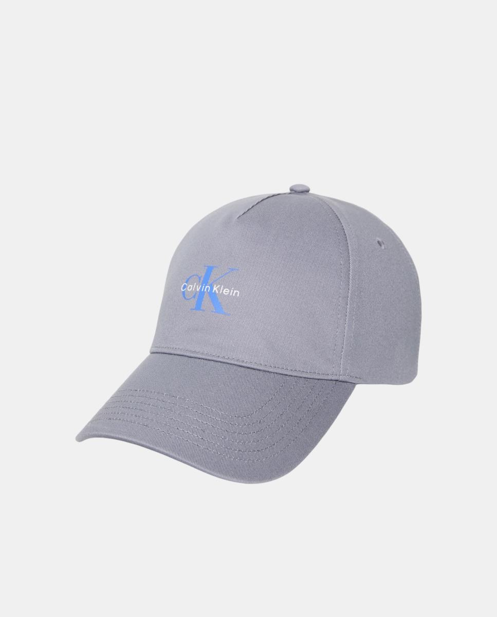 Imagen 0 de Gorra Calvin Klein con logo estampado Gris
