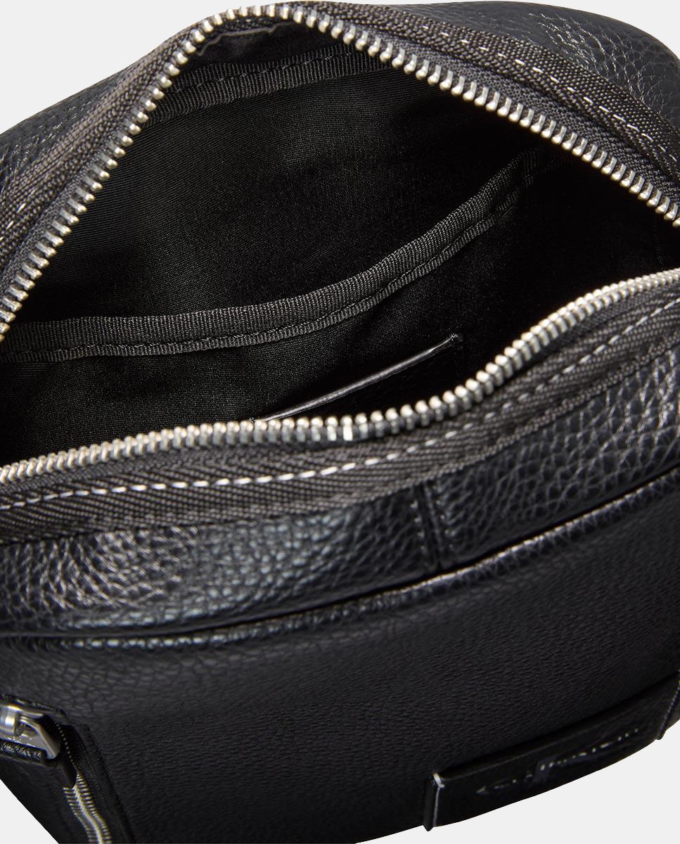 Bandolera Calvin Klein de hombre con textura peable - Negro Negro-3