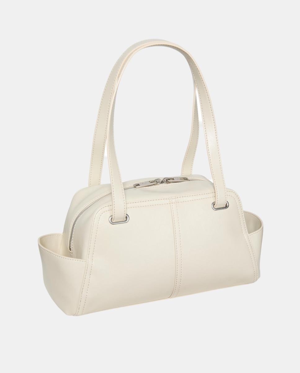Mala de Ombro com Bolsos Laterais Cru-2