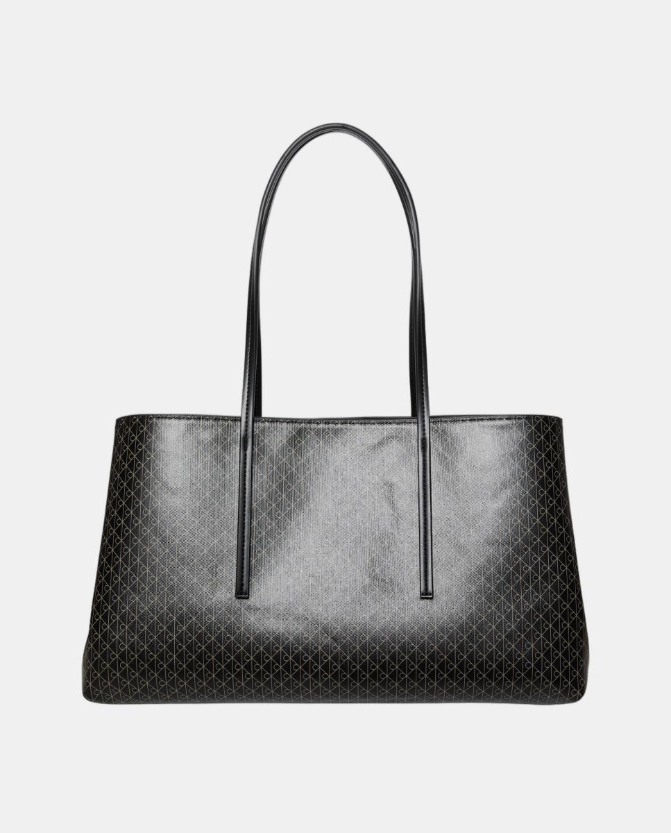 Imagem 0 de Mala Shopper com Estampado de Monograma Emblem