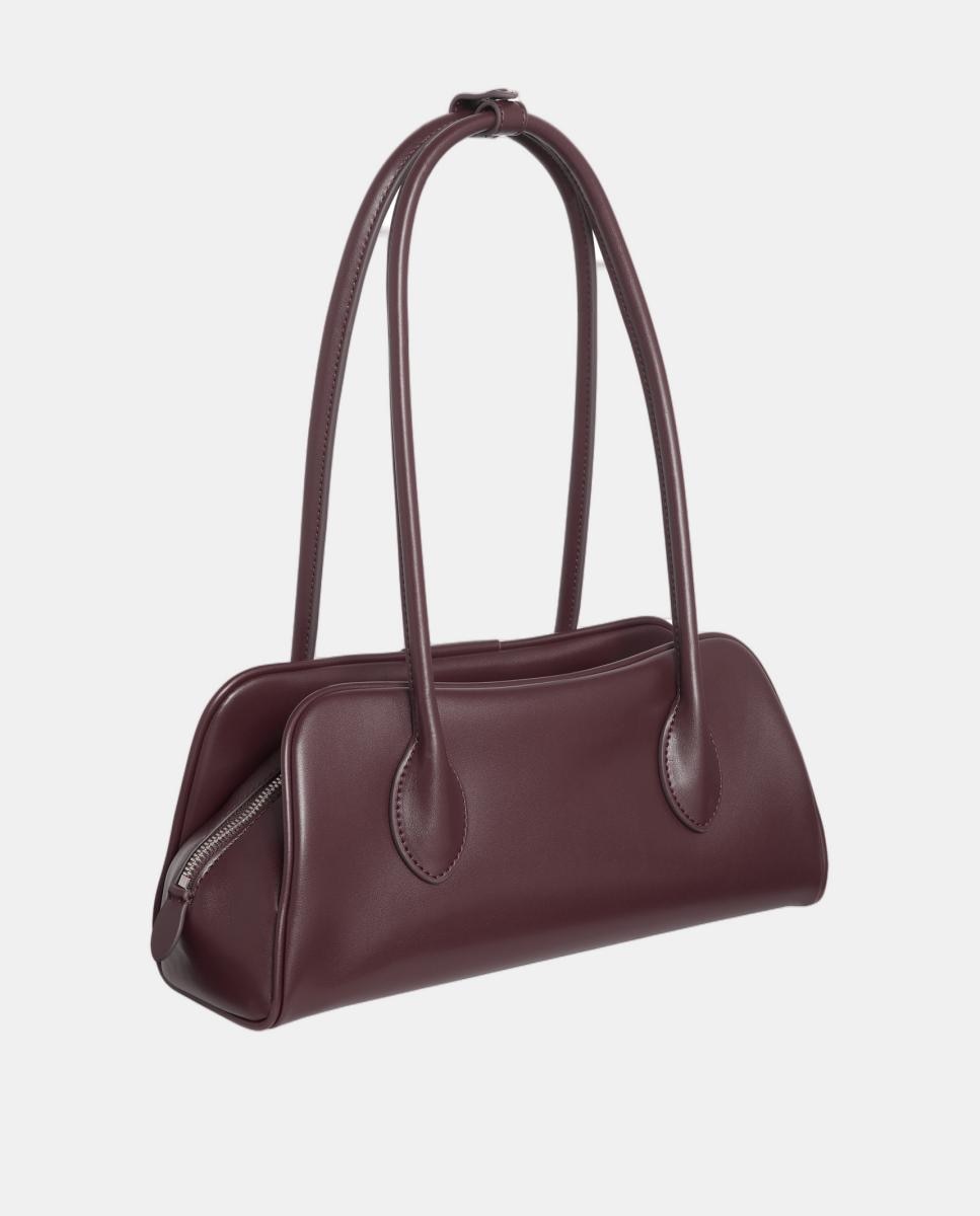 Bolso Trio de hombro Calvin Klein con acabado liso - Burdeos Burdeos-2
