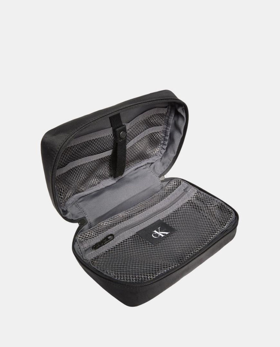 Nécessaire de Nylon com Logótipo Clássico Preto-3