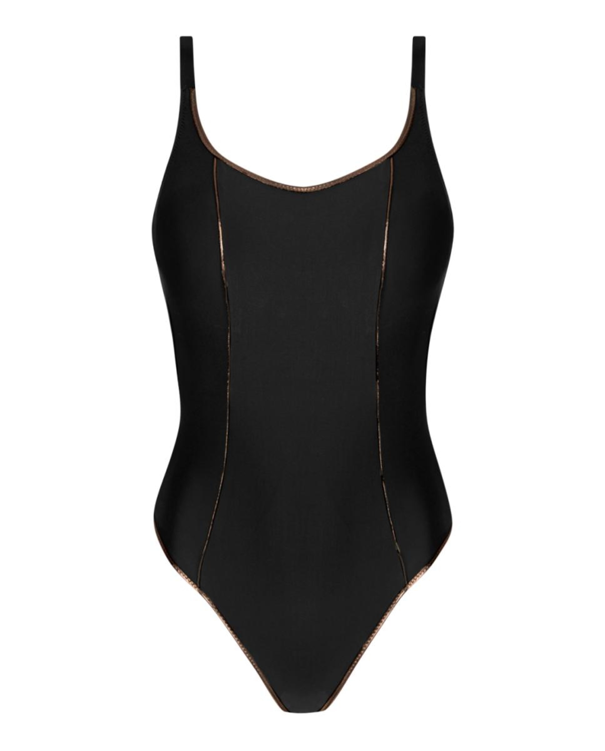 Imagen 0 de Bañador de mujer, capacidad escote redondo con aros para mejor sujeccion y comodidad Tirantes regulables Negro