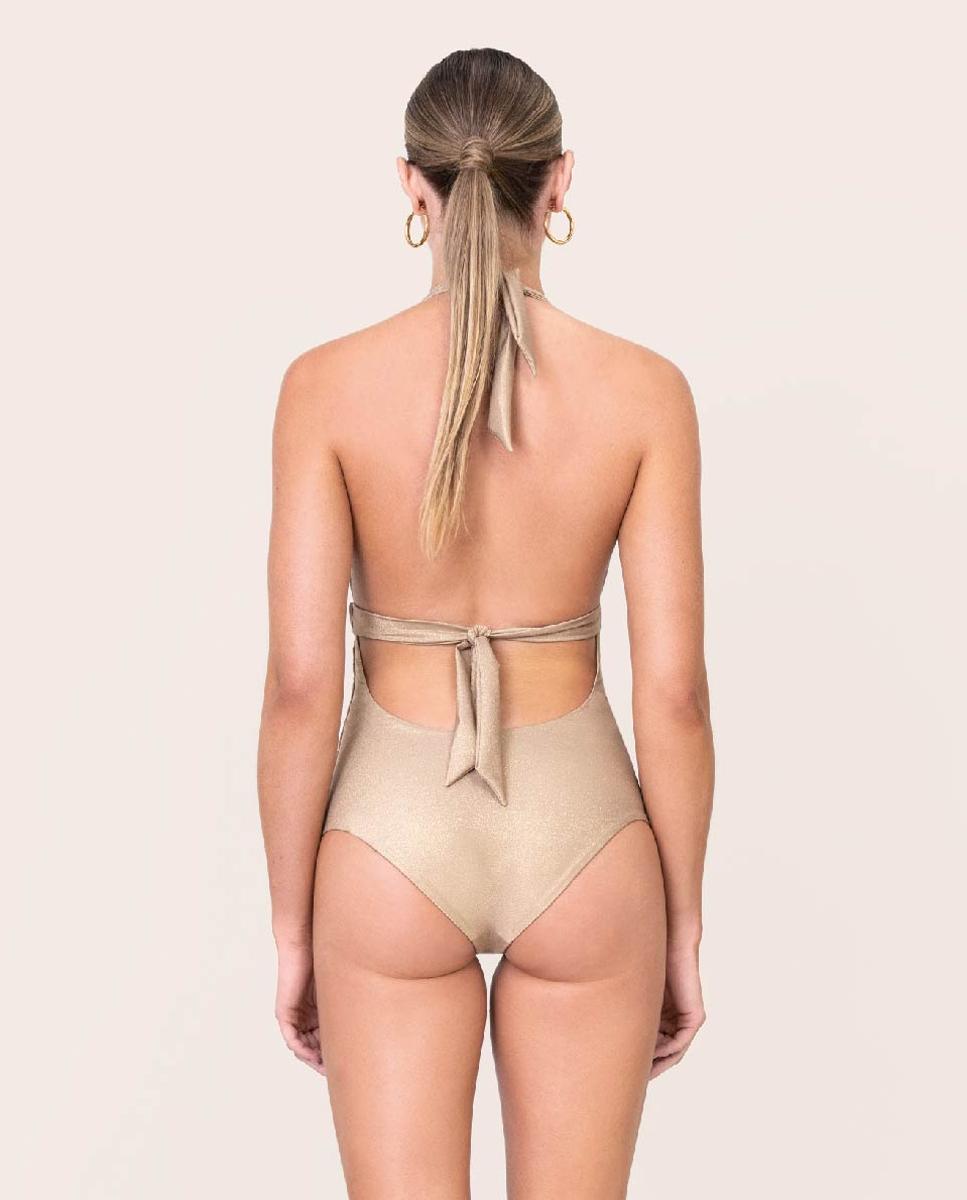 Fato de banho de mulher Ouro-2