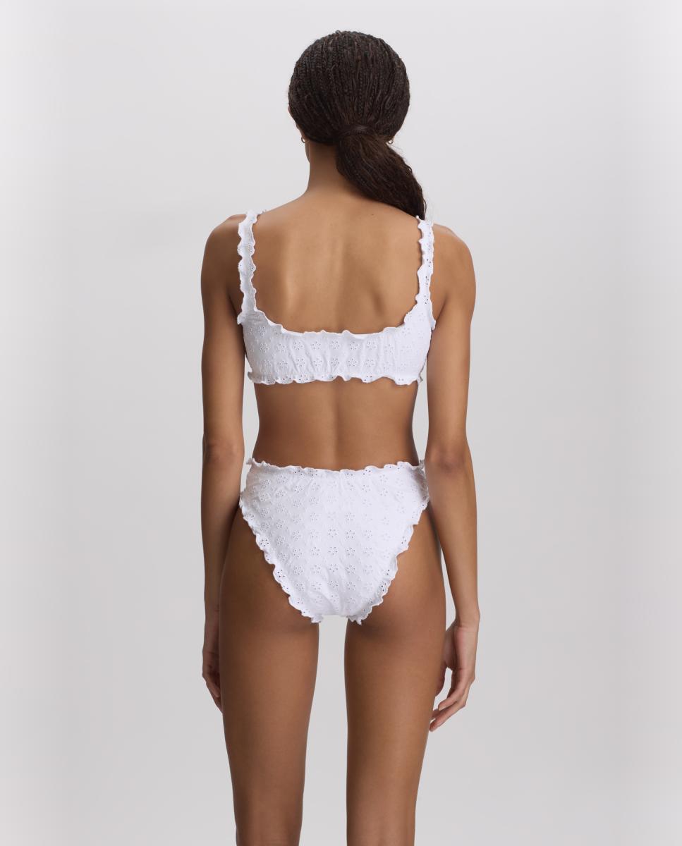 Top de Biquíni Bralette Branco-3
