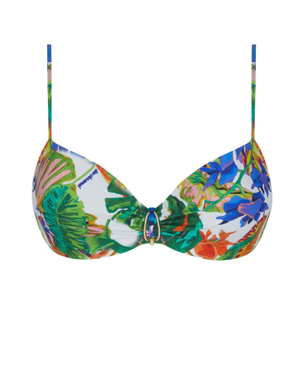 Imagem 0 de Top de Biquíni ou Soutien de Biquíni Bandeau com Aros com Foam mas sem Enchimento. Alças Amovíveis