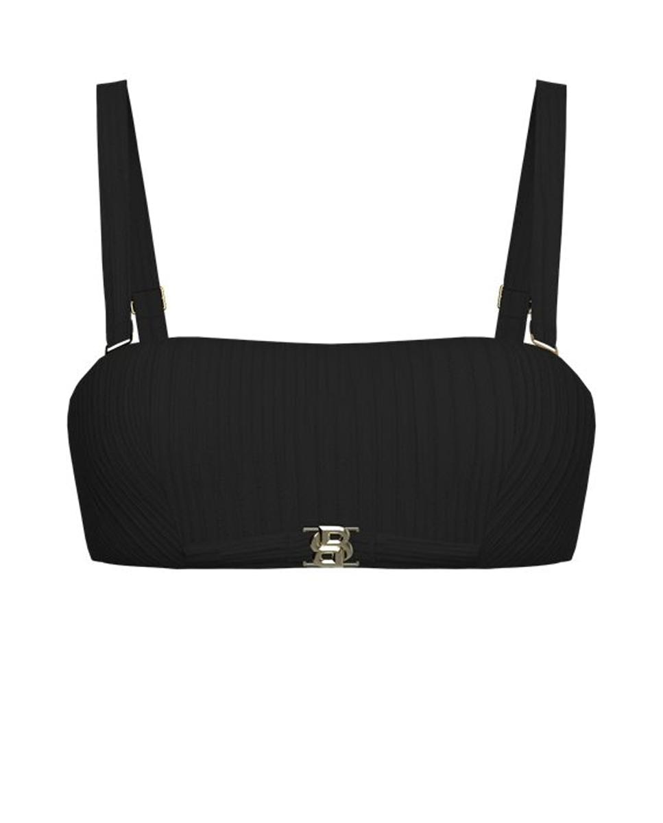 Soutien de Biquíni Bandeau Double B Preto-1