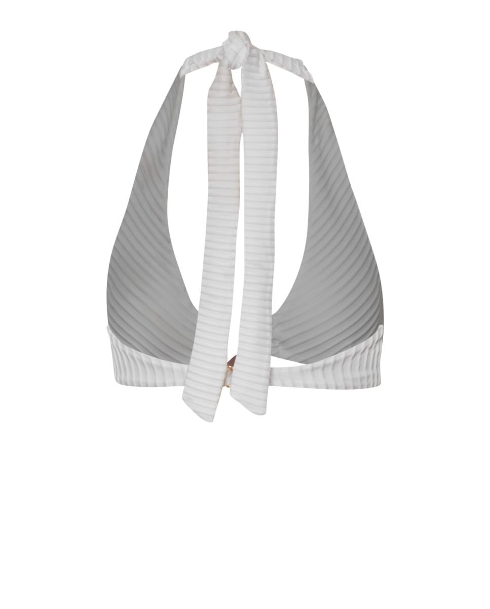 Soutien de Biquíni Halter Branco-8