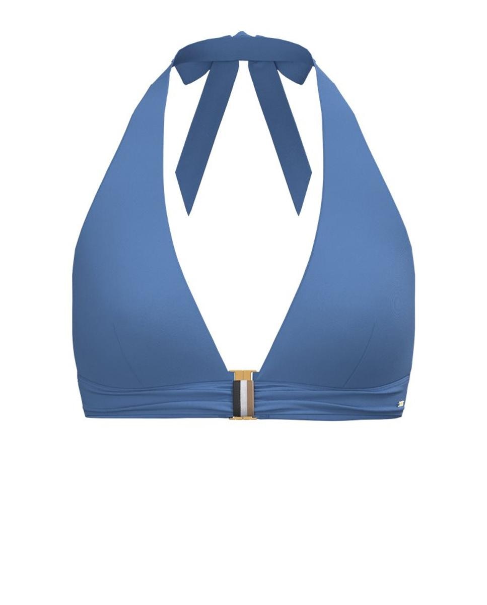 Soutien de Biquíni Micro Elástico Super Suave Azul-claro-1