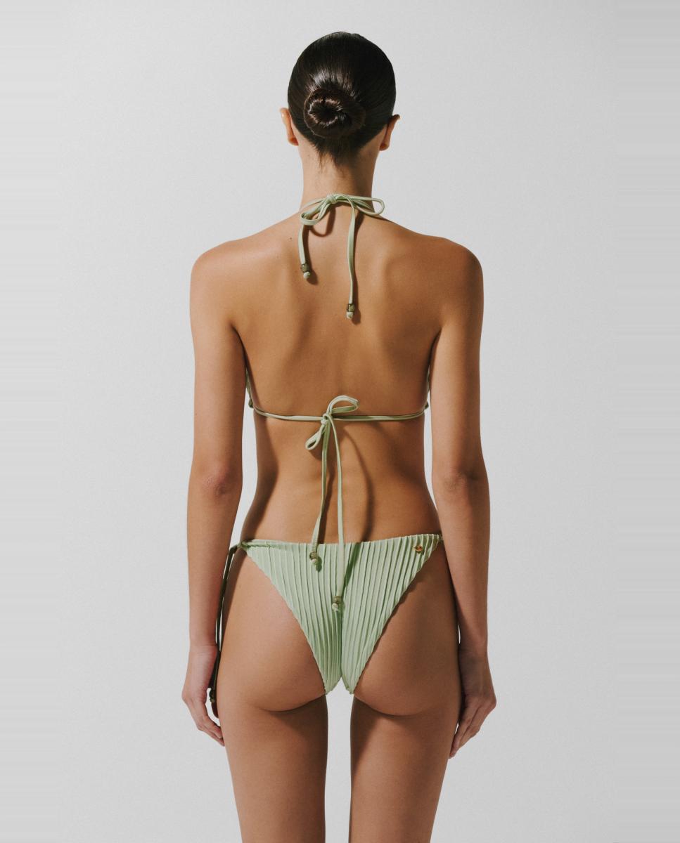 Sujetador de bikini cortina - Baobab - Coral Verde claro-2