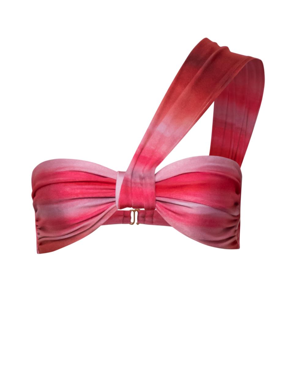 Top de Biquíni Bandeau Maple Laranja-6