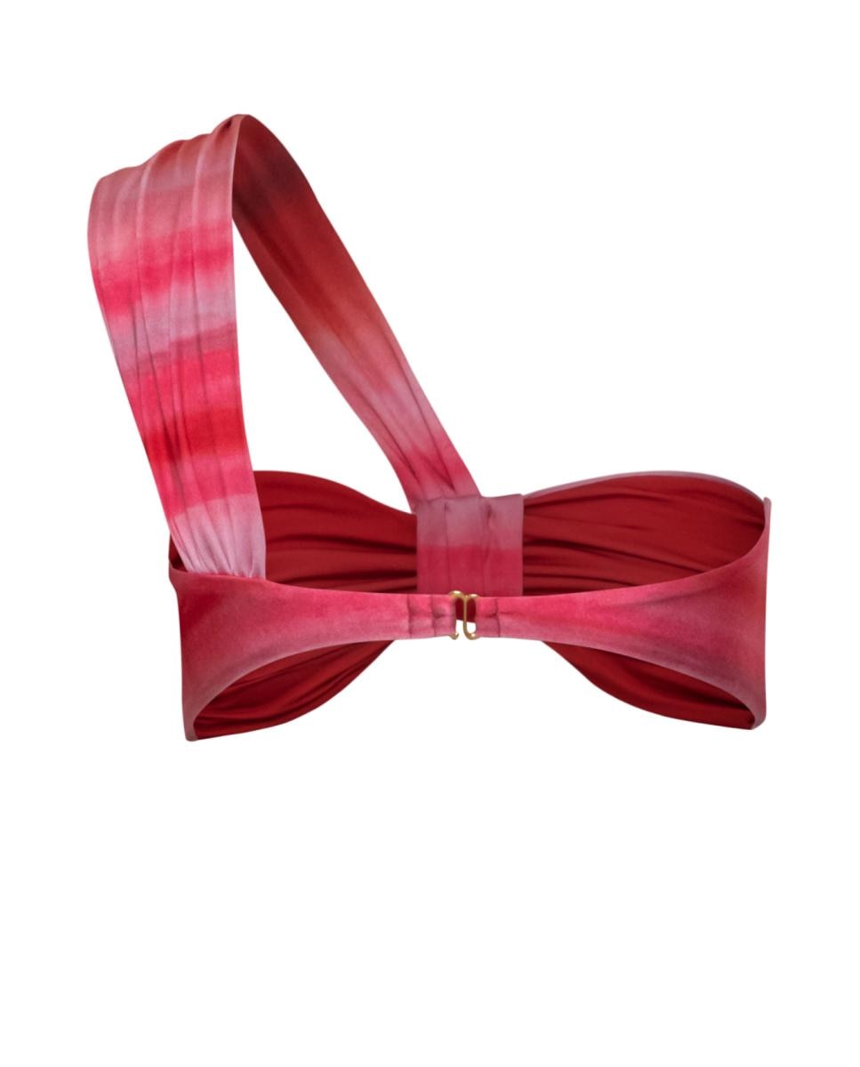 Top de Biquíni Bandeau Maple Laranja-7