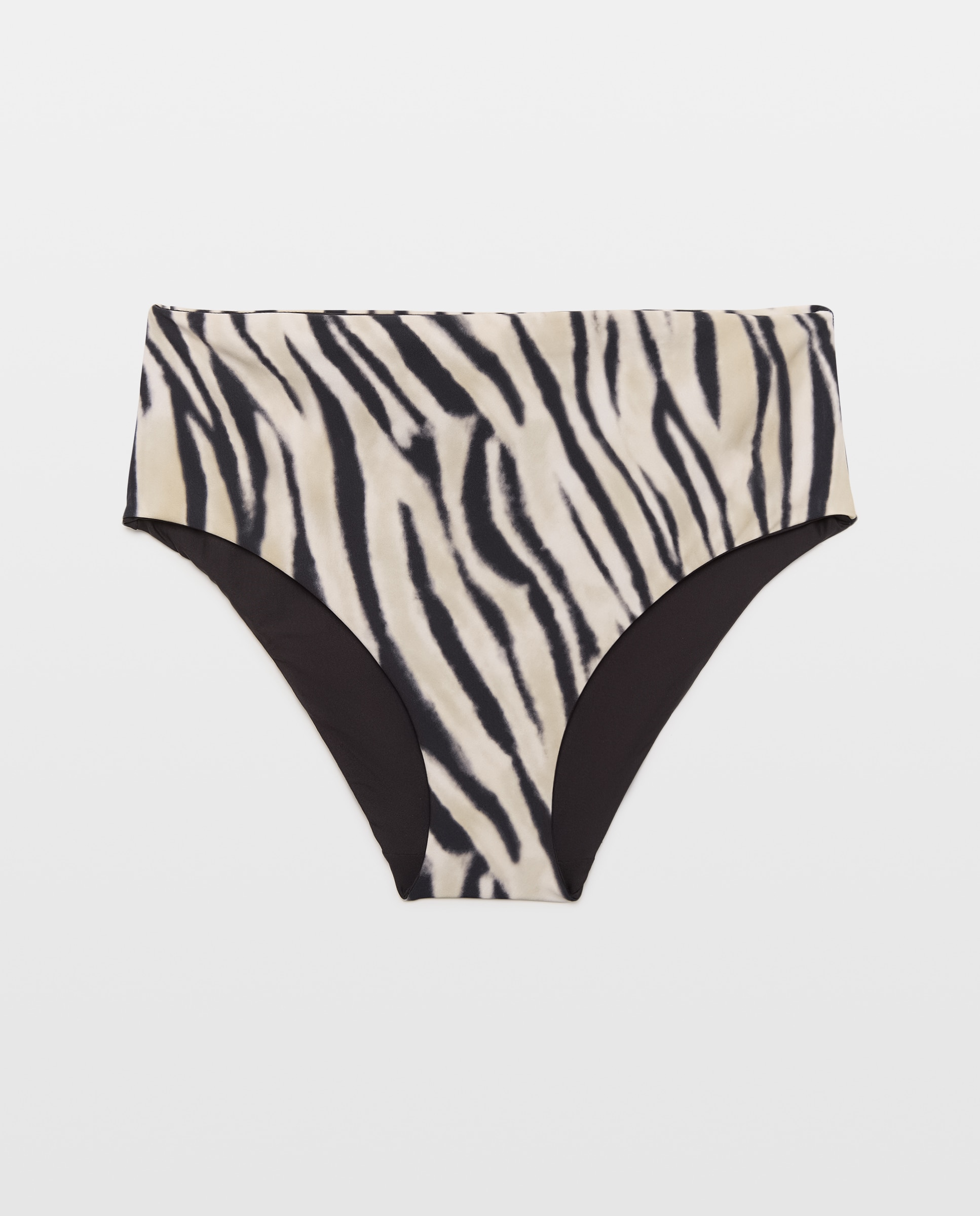 Imagem 0 de Cueca de Biquíni Reversível de Cintura Subida que se Pode Baixar e Ficar Normal, Forrada por Dentro