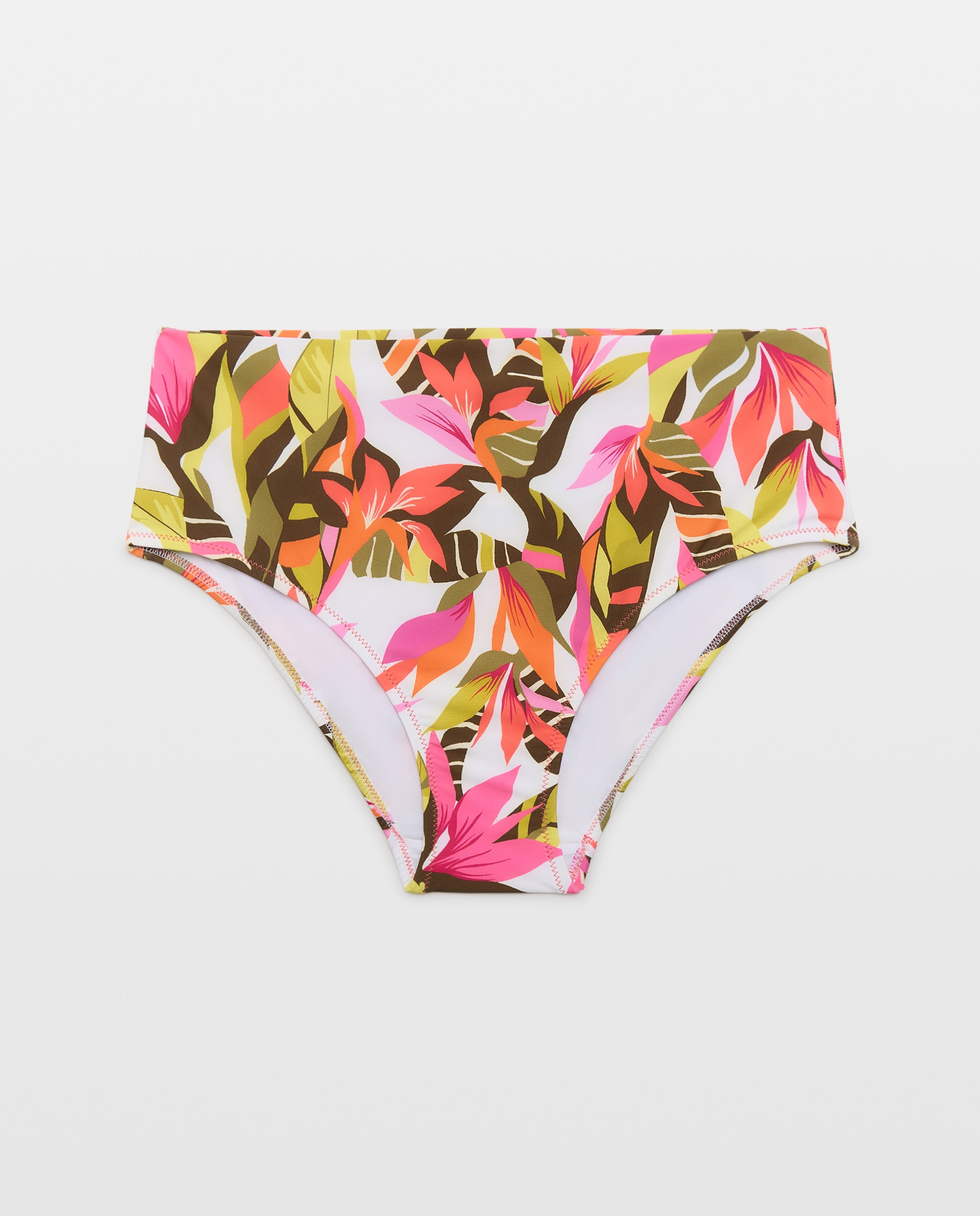 Imagem 0 de Cueca de Biquíni de Cintura Subida que se Pode Baixar e Ficar Normal, Forrada por Dentro