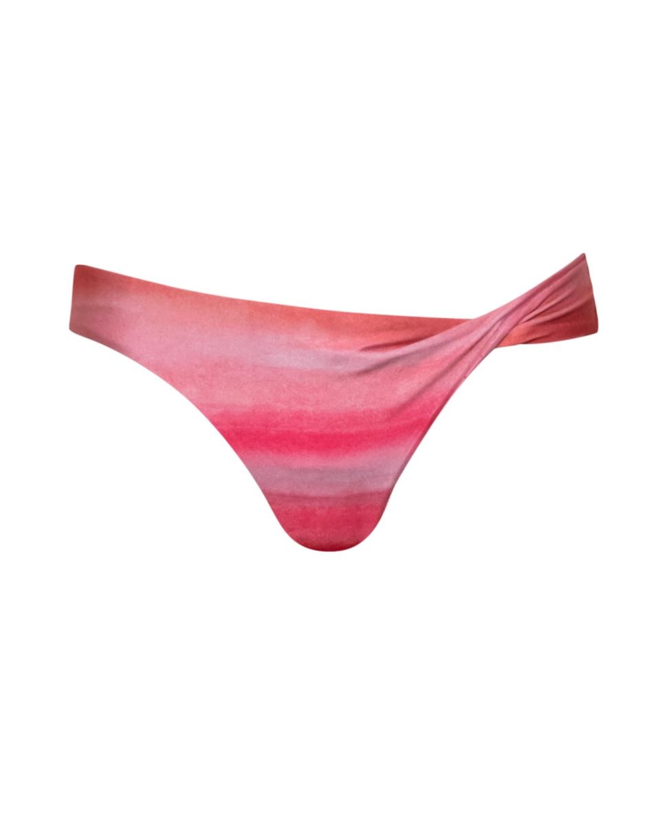 Cueca de Biquíni com Estampado Maple Laranja-5