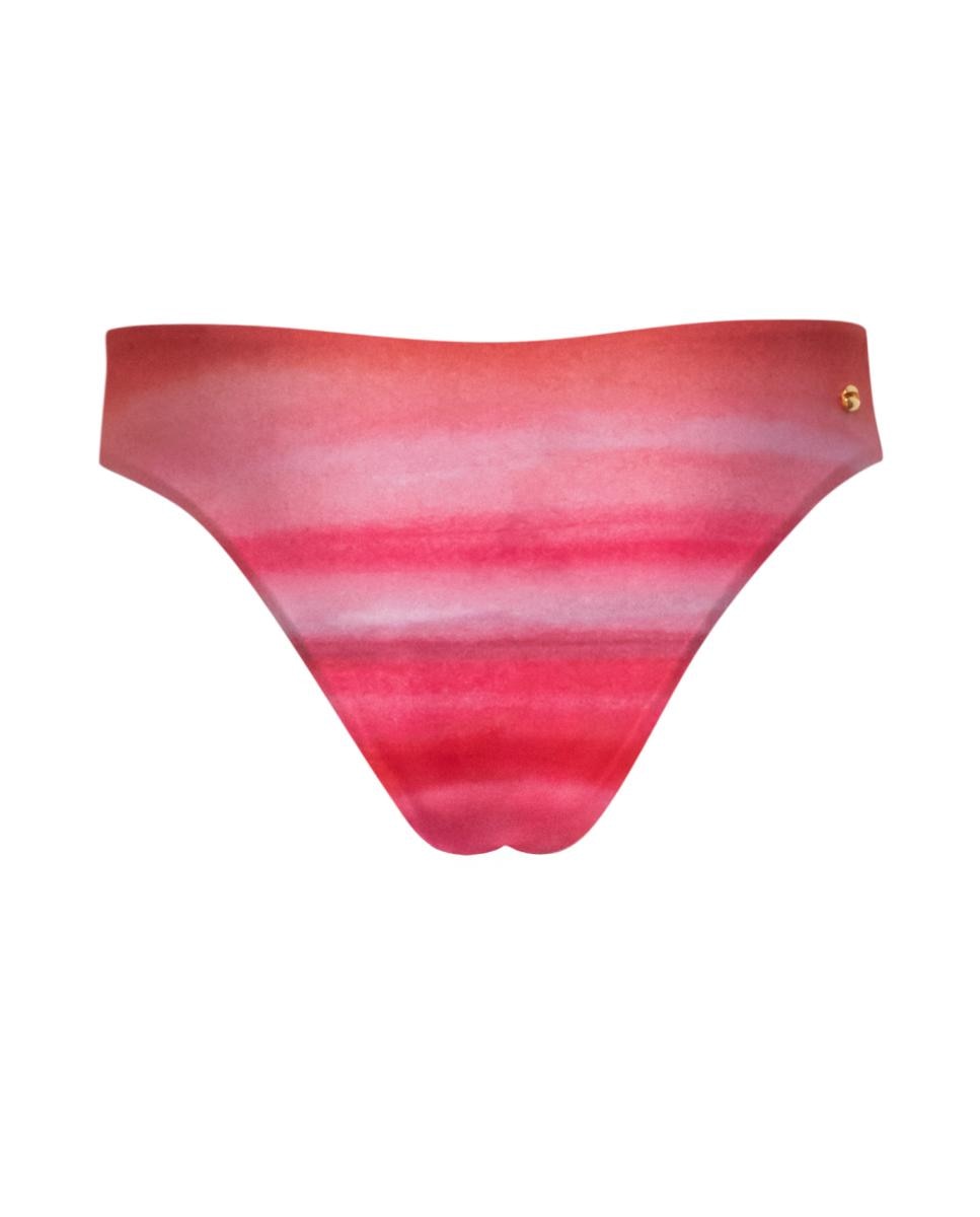 Cueca de Biquíni com Estampado Maple Laranja-6