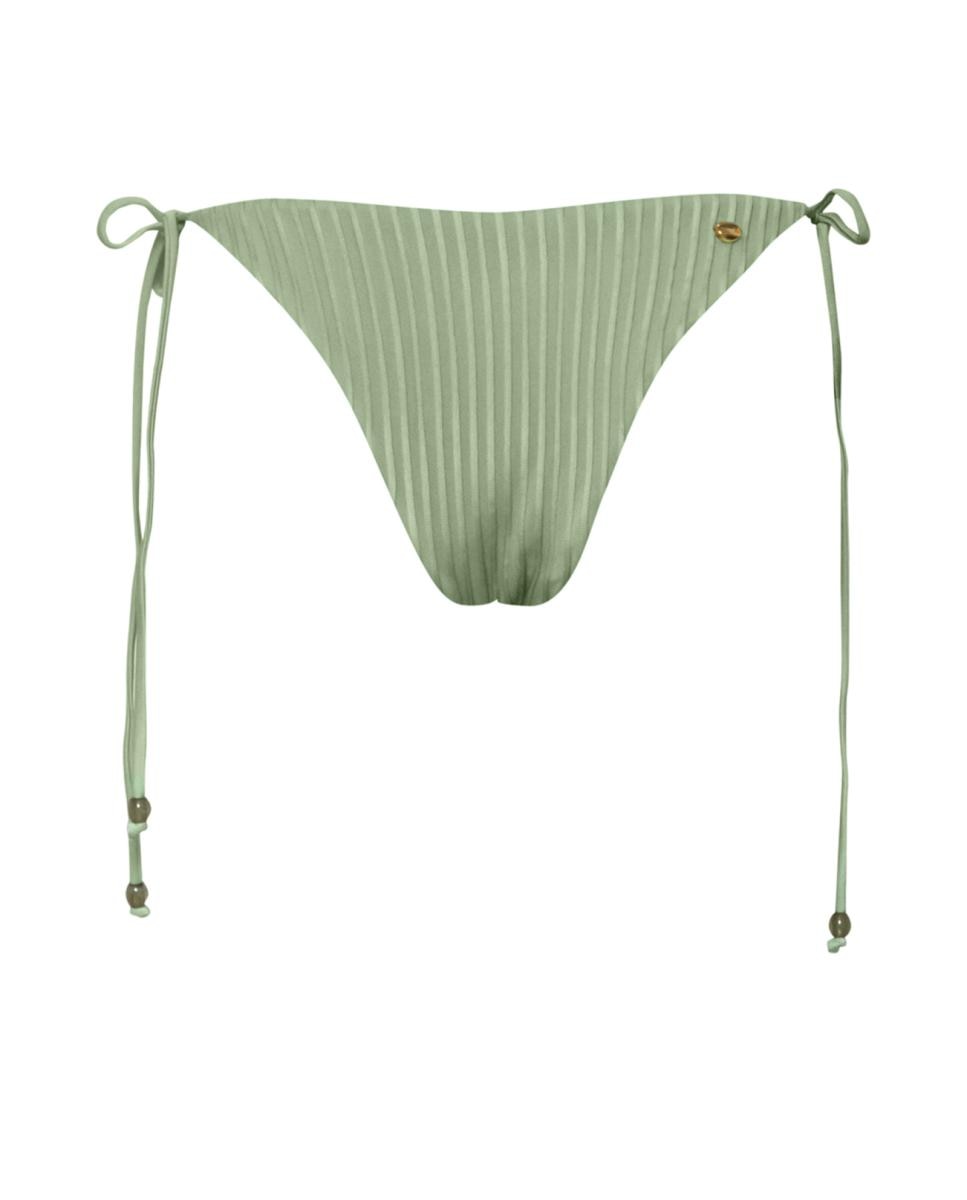 Cueca de Biquíni com Laço Verde-claro-6
