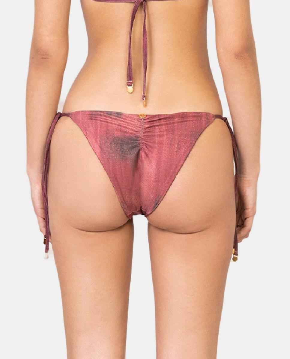 Cueca de Biquíni Castanho-escuro-2
