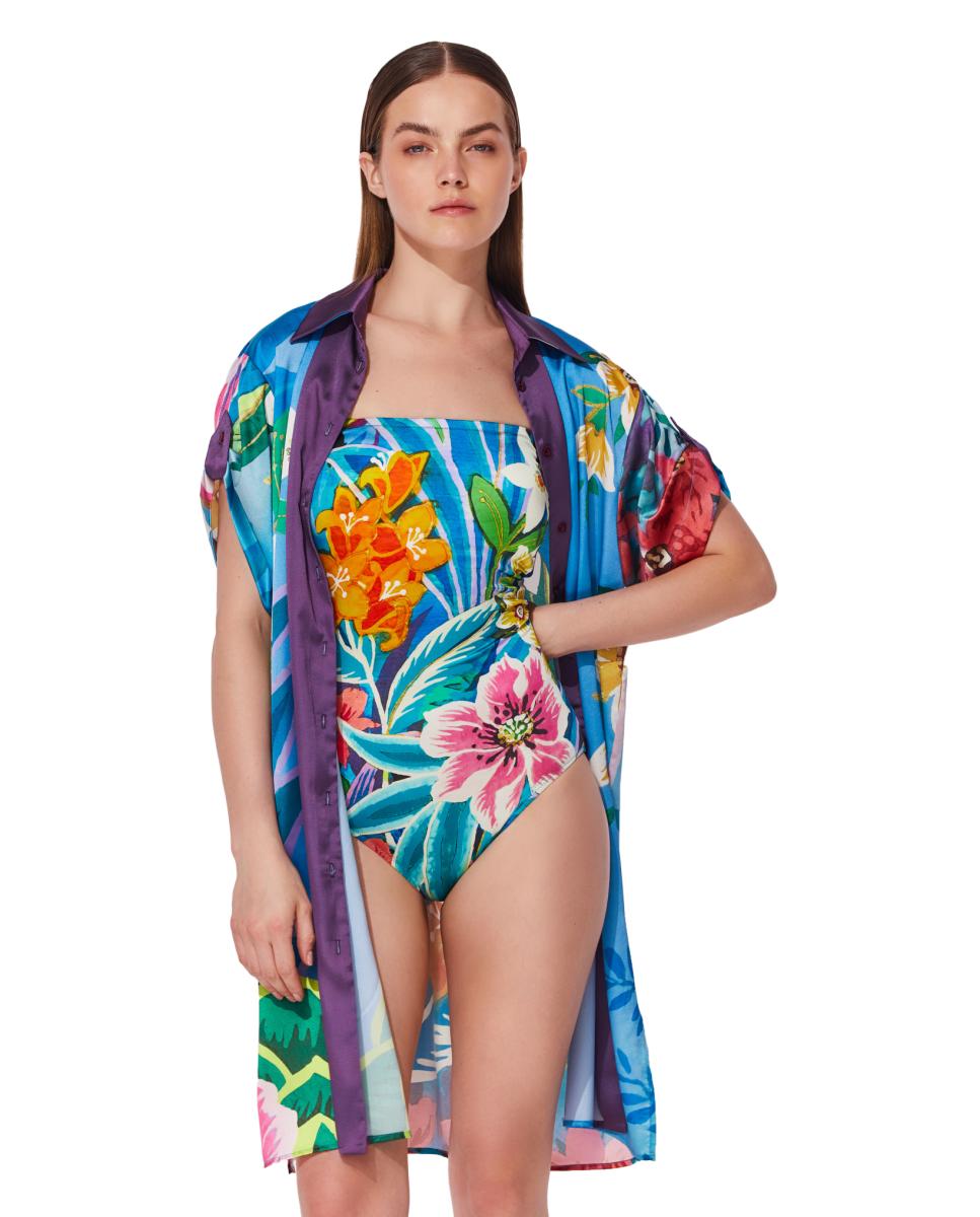 Vestido de mujer con elastico - Gottex - Multicolor Multicolor-3