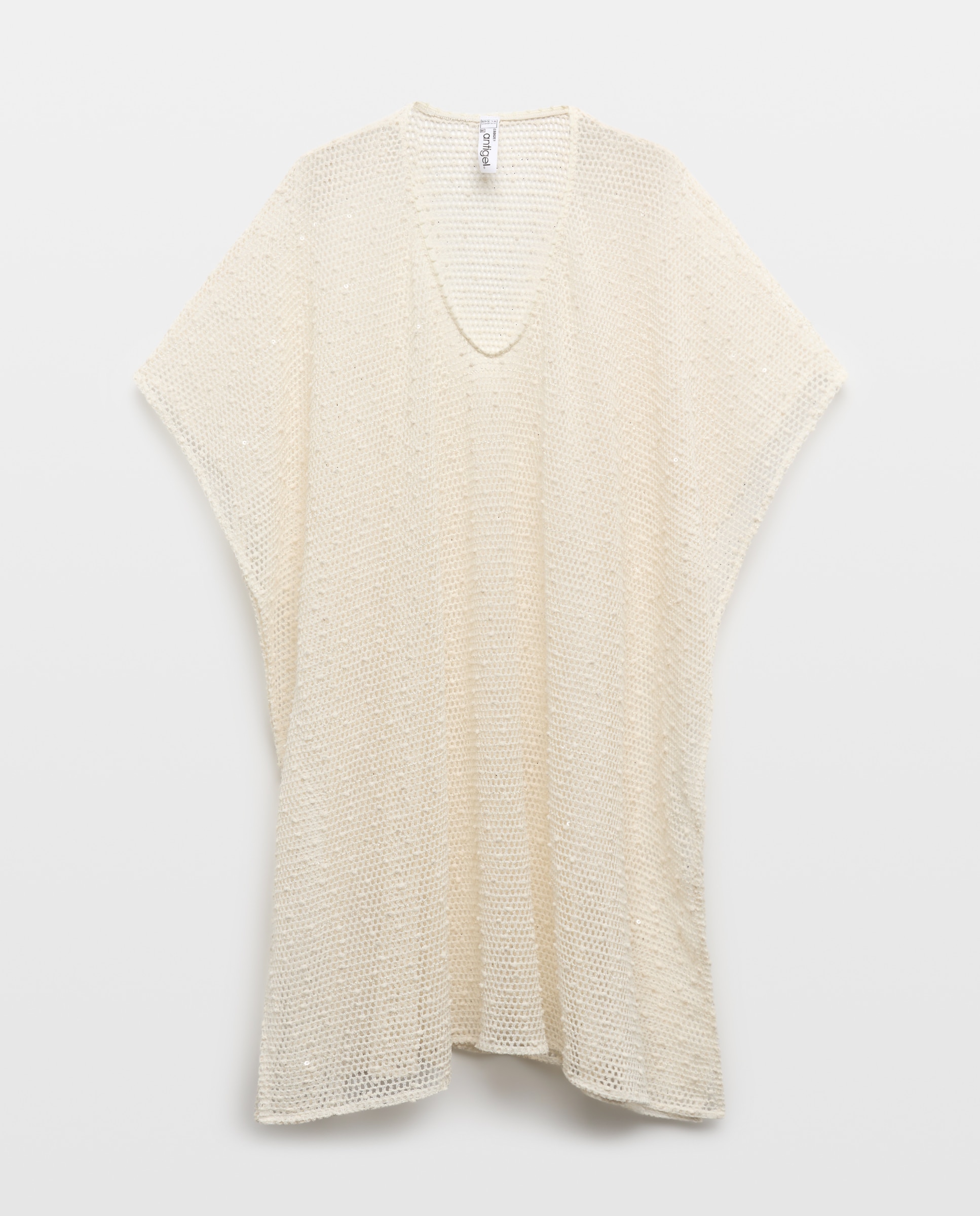 Imagem 0 de Poncho de Crochet Largo