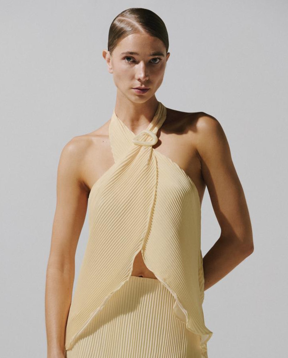 Baobab - Blusa halter mujer.