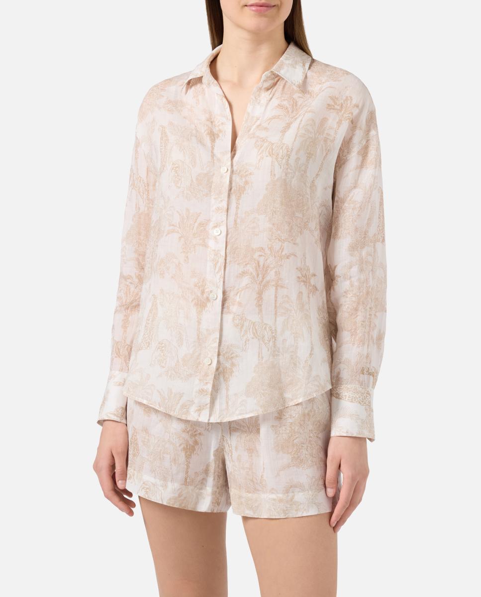 Blusa fluida Bege-1